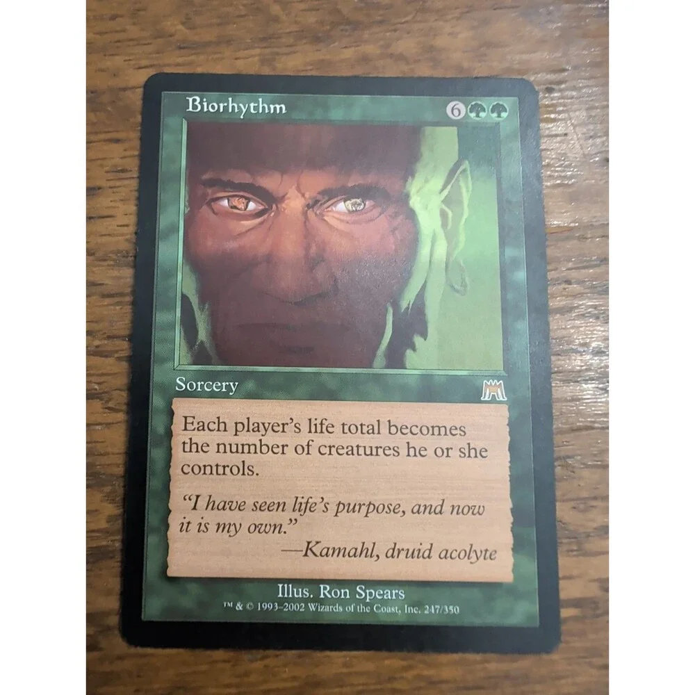 MTG Biorhythm from Onslaught NM 247/350